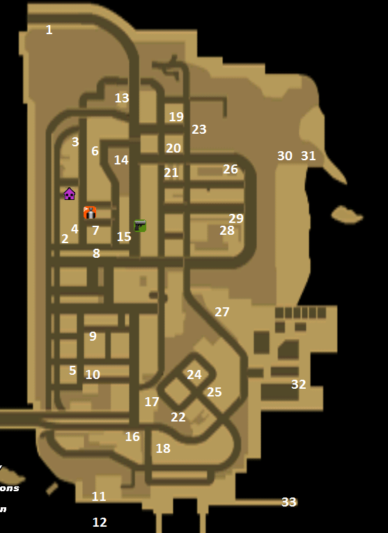 Portland Island hidden packages location