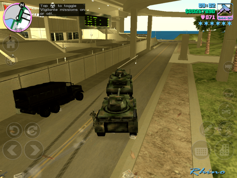 Getting a tank GTA Vice City