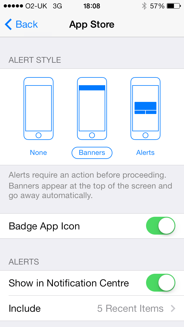iOS7 unwanted push notifications