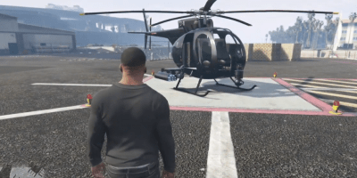 Where the helicopter gets delivered