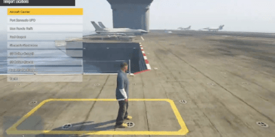 Location of aircraft carrier GTA 5 story mode