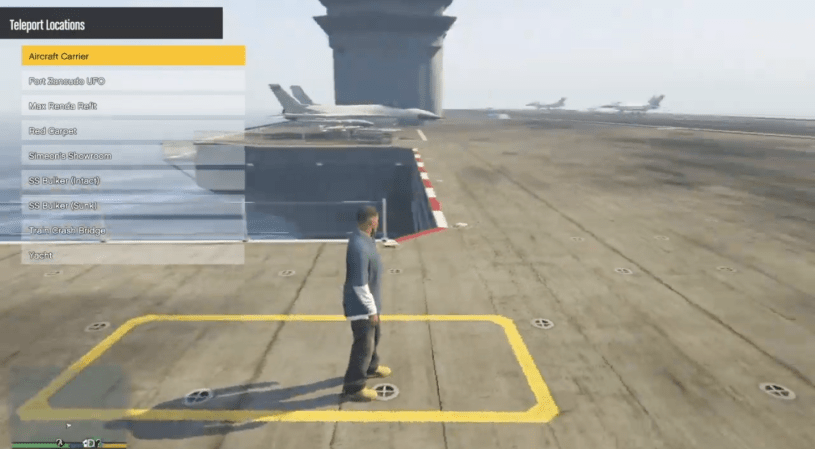 Location of aircraft carrier GTA 5 story mode