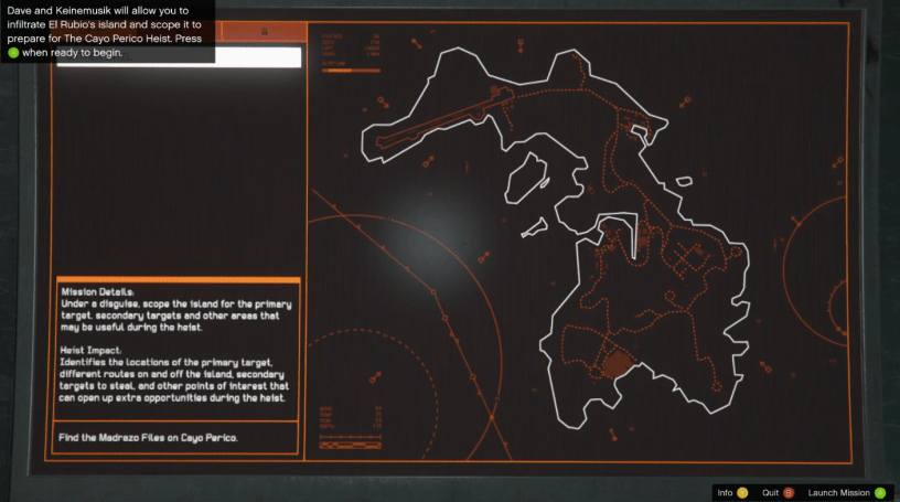 Explore Cayo Perico no guards or cameras GTA Online