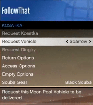 Respawn Kosata Sparrow next to you