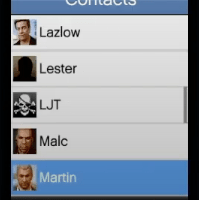 Quicker way to scroll phone contacts
