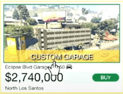 Eclipse Blvd garage GTA Online