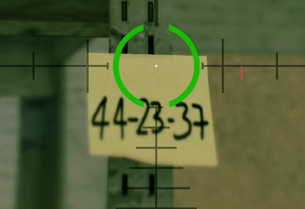 Safe combination Gerald Stash House