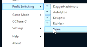 Auto profit switch NiceHash Quick Miner