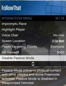 How To Use Passive Mode In GTA Online Follow That 4e244 Screenshot 2022 05 18 At 17.00.38 