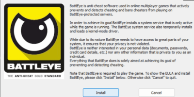 Battleye GTA Launcher install GTA Online compulsory