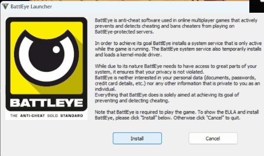 Battleye GTA Launcher install GTA Online compulsory
