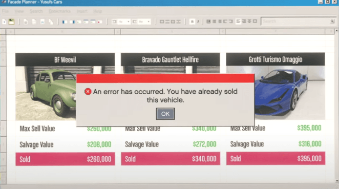 Why can't restart Car Robberies Chop Shop GTA Online